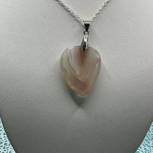 Peach color Agate necklace