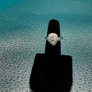 Magnesite polished ring