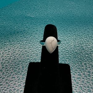 Magnesite polished ring