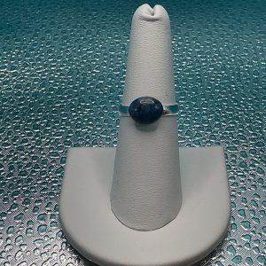 Dark Blue Crystal ring
