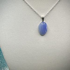Blue Lace Agate Necklace