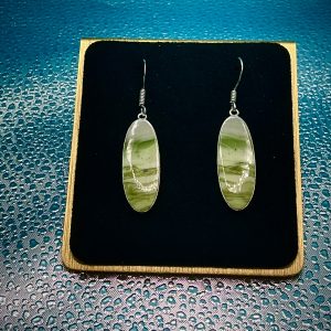 Shades of green earrings