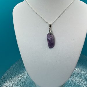 Polished Amethyst necklace