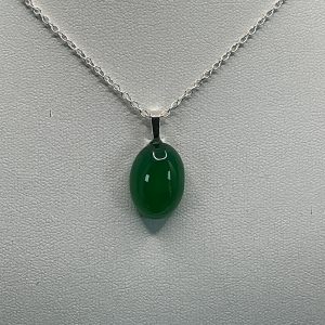 Green Teardrop Stone Cabochon