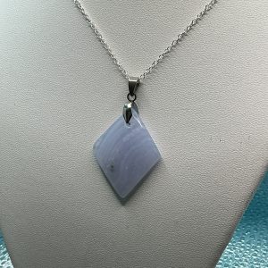 Blue Lace Agate Necklace