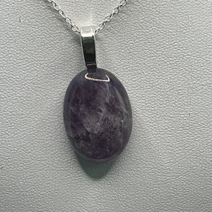 Polished Amethyst necklace
