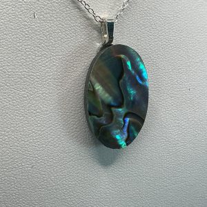 Labradorite inlayed necklace