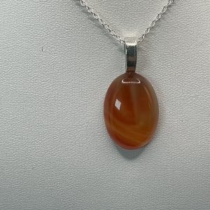 Brown Crystal pendant Necklace