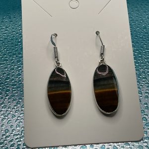 One-Of-A-Kind Tigers Eye Earrings