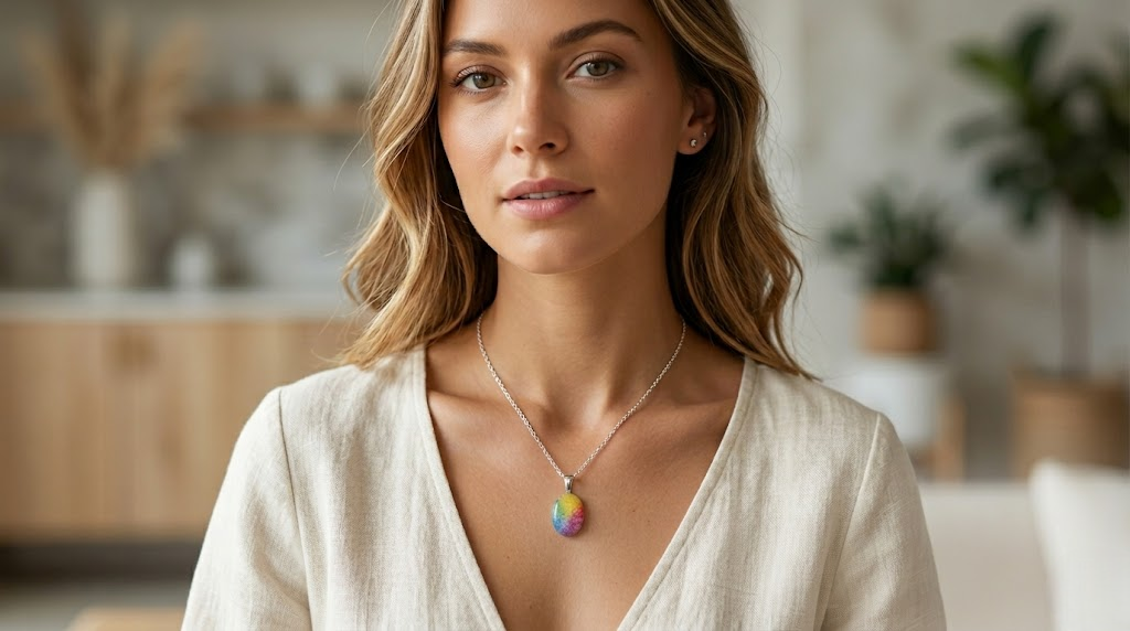 Agate Pendant Necklace β Natural Statement Piece