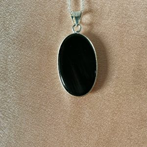 Obsidian Crystal Necklace