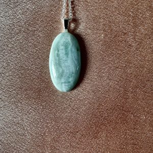 Soft green Agate Necklace