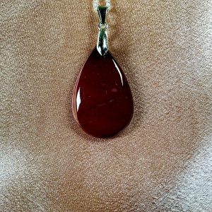 Stylish red stone jasper necklace product image